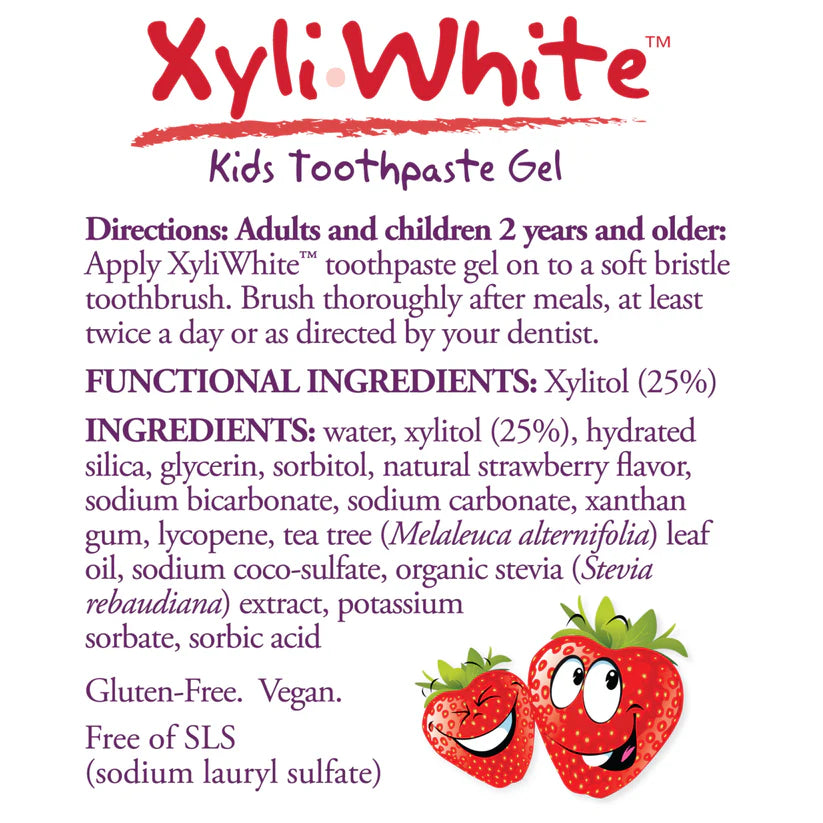 XyliWhite Strawberry Splash tandkräm