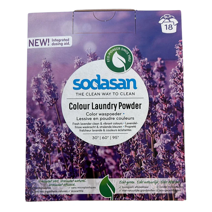 Sodasan Colour tvättpulver Lavendel 1,01kg