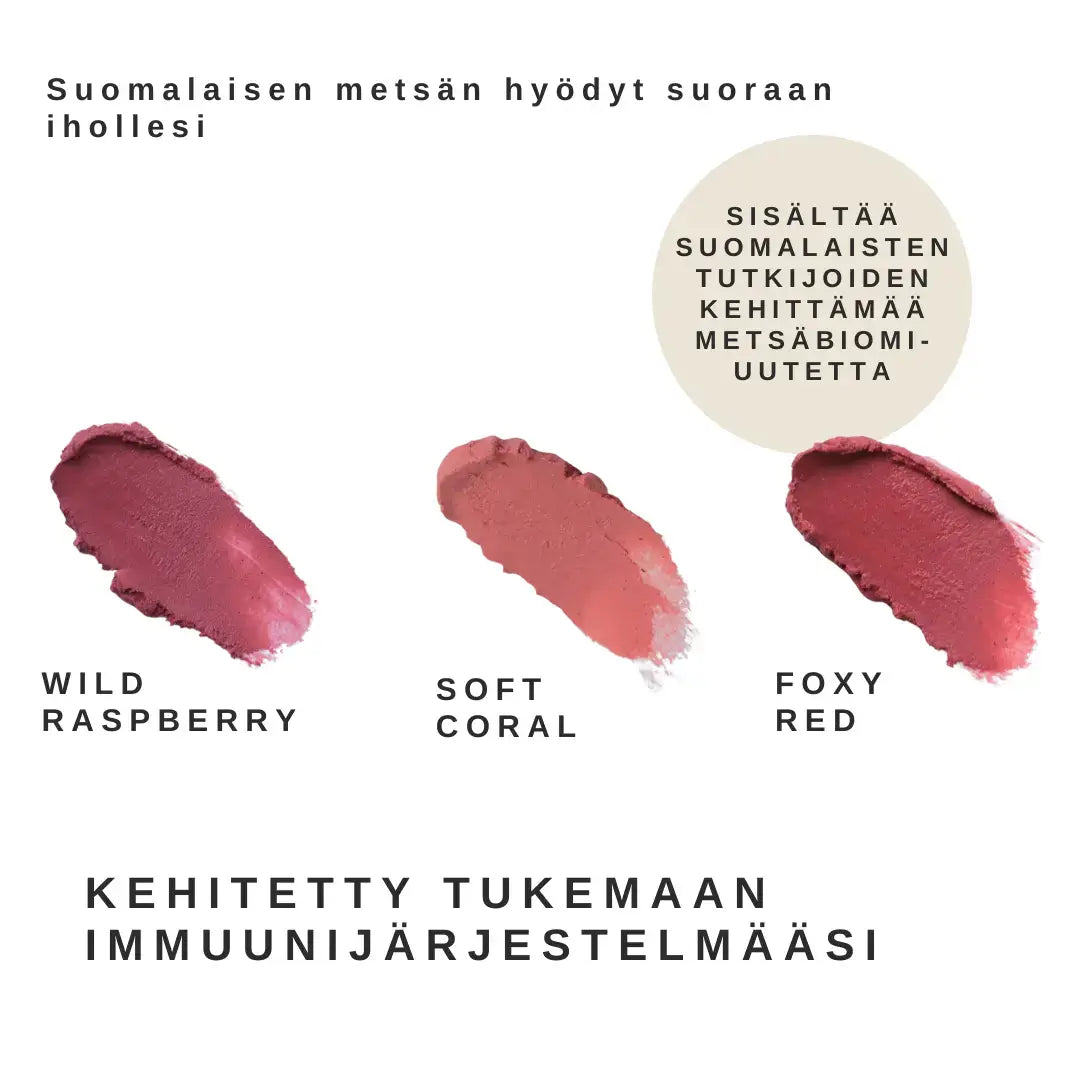 Skogsbiom Läppbalsam Foxy Red