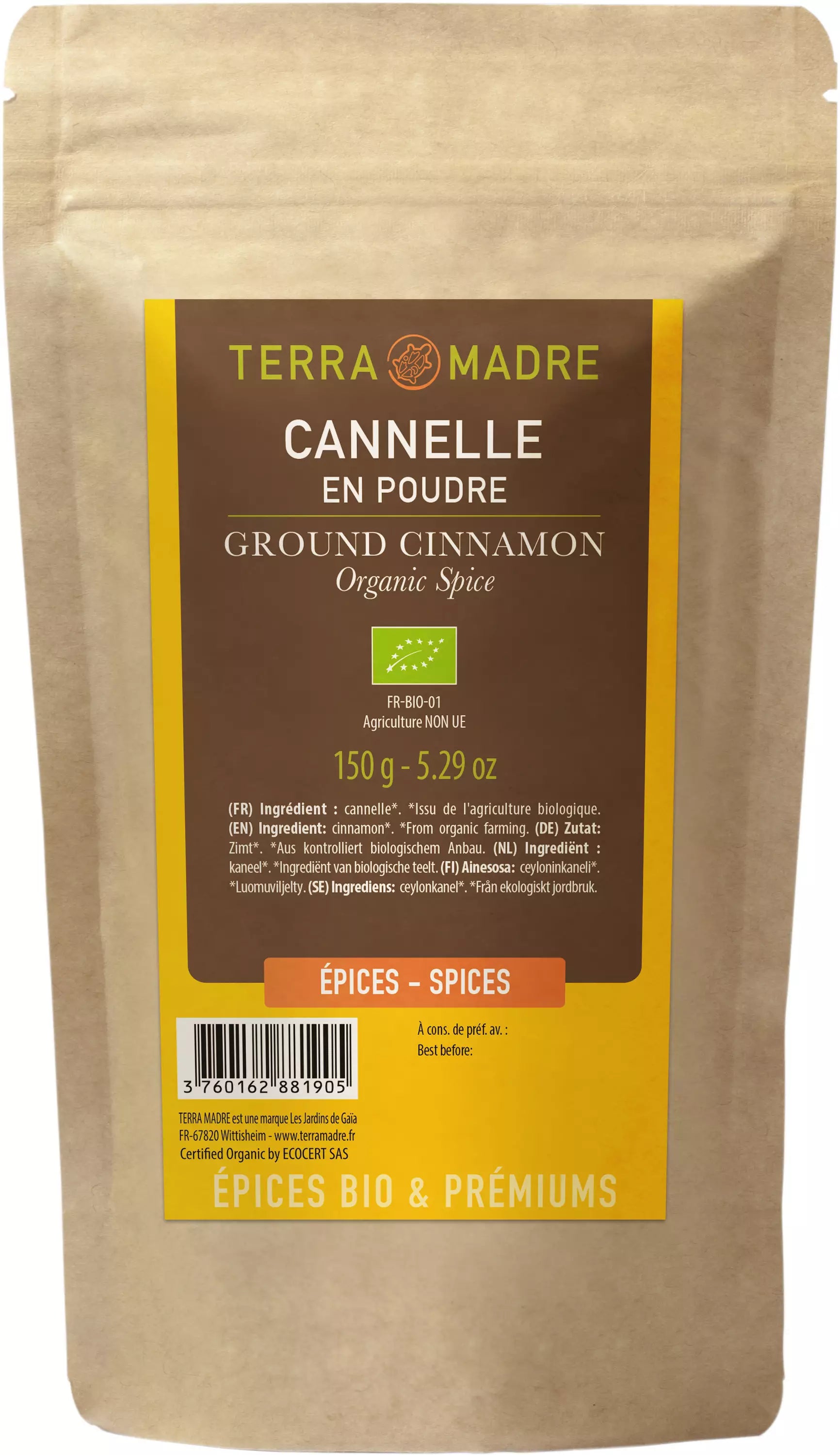 Terra Madre Ceylon Kanel 150g (L)