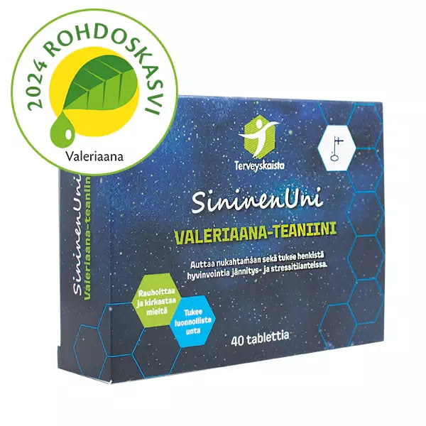 SininenUni Valeriana-teanin 40 tabl