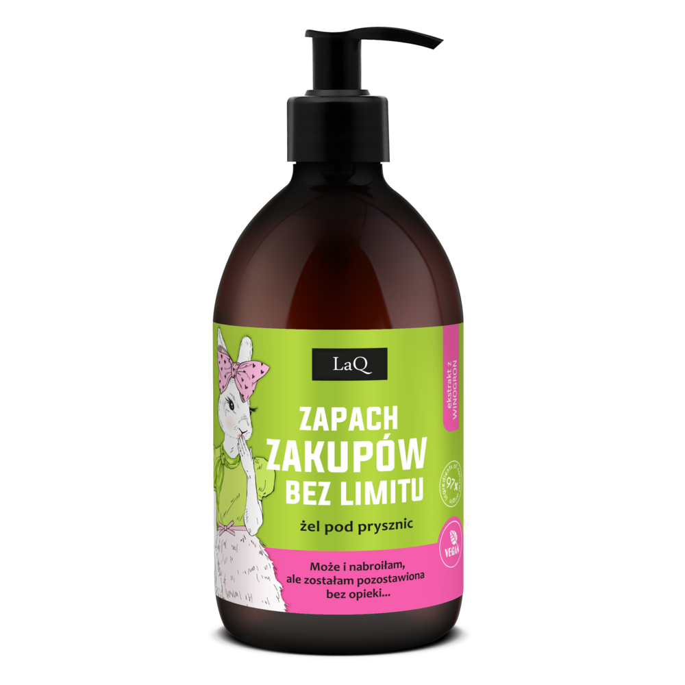 LaQ Kiwi & Grape hand- och kroppstvål 500ml
